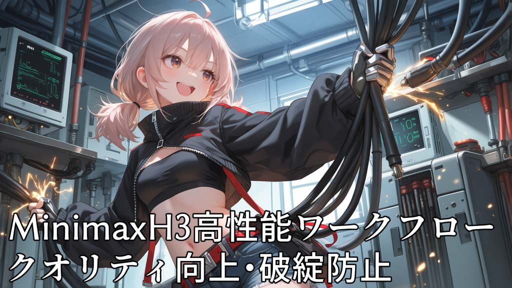 【ComfyUI】MiniMax H3でアニメ動画を作る画期的なワークフロー!REF2VA・破綻防止・軽量化まとめ